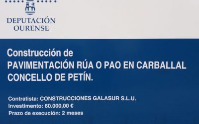 PAVIMENTACIÓN DA RUA O PAO – CARBALLAL