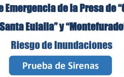 AVISO PRUEBA DE SIRENA PRESAS O BAO, SANTA EULALIA Y MONTEFURADO