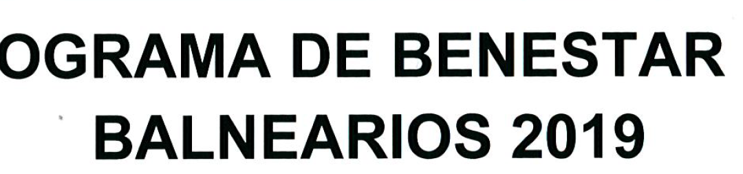 PROGRAMA DE BENESTAR EN BALNEARIOS 2019