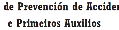 CHARLA DE PREVENCIÓN DE ACCIDENTES E PRIMEIROS AUXILIOS