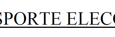 TRASPORTE ELECTORAL 10 DE NOVEMBRO DE 2019